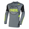 Мотокрос блуза O'NEAL ELEMENT BRAND V.23 GRAY/BLACK