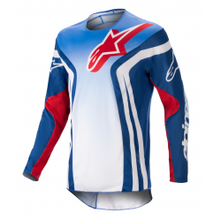 Мотокрос джърси ALPINESTARS Racer Semi BLUE/ORANGE Мотокрос джърси ALPINESTARS Racer Semi BLUE/ORANGE
