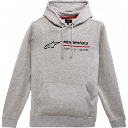 Мото суитшърт ALPINESTARS HOODIE LINEAR-RAC GREY 