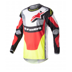 Мотокрос джърси ALPINESTARS F-AGENT RED/YLW