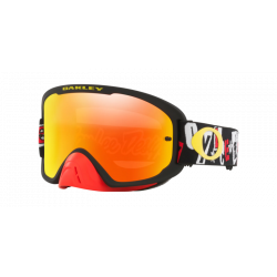 Мотокрос очила OAKLEY O  Frame 2.0 Pro MX Goggle Troy Lee Designs Anarchy Black Red/Fire Iridium Lens