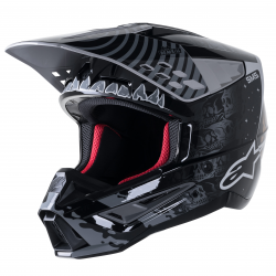 Мотокрос каска Alpinestars SM5 SOL BK/GY GL