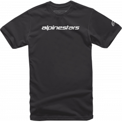 Тениска ALPINESTARS TEE LINEAR WORD BLACK