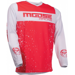 Мотокрос блуза MOOSE RACING QUALIFIER RED/WHITE