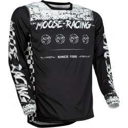 Мотокрос блуза MOOSE RACING M1 BLACK/WHITE Мотокрос блуза MOOSE RACING M1 BLACK/WHITE