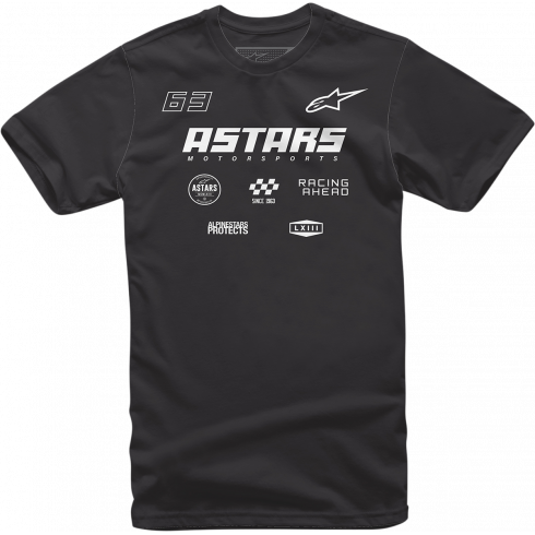Мото тениска ALPINESTARS TEE MULTI RACE BLACK Мото тениска ALPINESTARS TEE MULTI RACE BLACK
