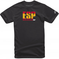 Мото тениска ALPINESTARS Spain Circuits T-Shirt BLACK Мото тениска ALPINESTARS Spain Circuits T-Shirt BLACK