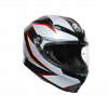 КАСКА AGV K-6 S FLASH MATT BLACK/GREY/RED