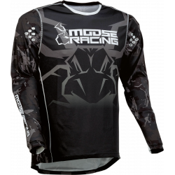 Мотокрос блуза MOOSE RACING AGROID GRAY/BLACK