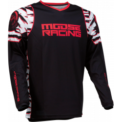 Мотокрос блуза MOOSE RACING QUALIFIER BLACK/RED