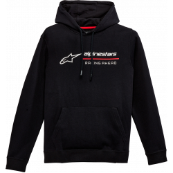 Мото суитшърт ALPINESTARS HOODIE LINEAR-RAC BLACK