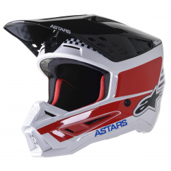 Мотокрос каска ALPINESTARS SM5 SPEED WHITE/RED Мотокрос каска ALPINESTARS SM5 SPEED WHITE/RED