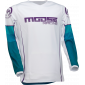 Мотокрос блуза MOOSE RACING QUALIFIER WHITE/BLUE