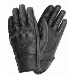 Кожени мото ръкавици MOTO ID ROUTE PERFORATED BLACK