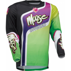 Мотокрос блуза MOOSE RACING SAHARA PURPLE/GREEN