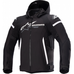 Текстилно мото яке ALPINESTARS Zaca Waterproof BLACK/WHITE