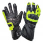 Кожени ръкавици ADRENALINE LYNX SPORT BLACK/FLUO