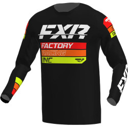 Мотокрос блуза FXR CLUTCH MX23 BLACK ORANGE HI VIS