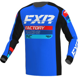 Мотокрос блуза FXR CLUTCH MX23 BLACK BLUE RED