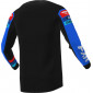Мотокрос блуза FXR CLUTCH MX23 BLACK BLUE RED thumb