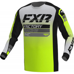 Мотокрос блуза FXR CLUTCH MX23 BLACK GREY HI VIS