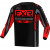 Мотокрос блуза FXR CLUTCH PRO MX23 BLACK RED CHAR