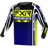 Мотокрос блуза FXR CLUTCH PRO MX23 MIDNIGHT HI VIS WHITE