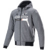 Мото суичър ALPINESTARS Chrome Sport GREY/WHITE