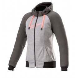 Дамски суичър ALPINESTARS Stella Chrome Sport GREY/PINK Дамски суичър ALPINESTARS Stella Chrome Sport GREY/PINK