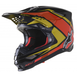 Мотокрос каска ALPINESTARS SM10 Carb BLACK/YELLOW/ORANGE Мотокрос каска ALPINESTARS SM10 Carb BLACK/YELLOW/ORANGE