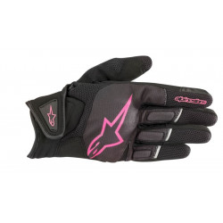 Дамски ръкавици ALPINESTARS STELLA ATOM BLACK/PINK Дамски ръкавици ALPINESTARS STELLA ATOM BLACK/PINK