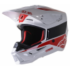 Мотокрос каска ALPINESTARS SM5 BOND WHITE/RED