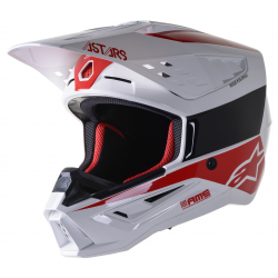 Мотокрос каска ALPINESTARS SM5 BOND WHITE/RED