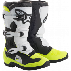Детски мотокрос ботуши Alpinestars TECH 3S BLACK/WHITE/FLOYELLOW Детски мотокрос ботуши Alpinestars TECH 3S BLACK/WHITE/FLOYELLOW