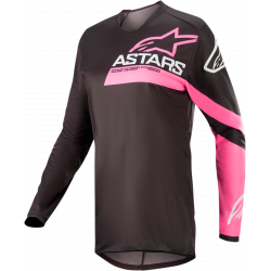 Дамско мотокрос джърси ALPINESTARS Stella Fluid Chaser S21 BLACK/PINK Дамско мотокрос джърси ALPINESTARS Stella Fluid Chaser S21 BLACK/PINK