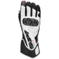 Кожени мото ръкавици SPIDI STR-6 Black/White thumb