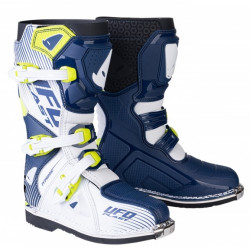 Детски мотокрос ботуши UFO TYPHOON BLUE/WHITE 