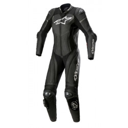 Дамски кожен екип ALPINESTARS STELLA GP PLUS BLACK/GREY/WHITE