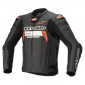 Кожено мото яке ALPINESTARS MISSILE V2 IGNITION BLACK/FLUO RED thumb