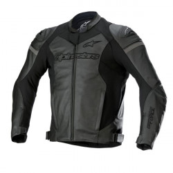 Кожено мото яке ALPINESTARS GP FORCE BLACK/BLACK Кожено мото яке ALPINESTARS GP FORCE BLACK/BLACK