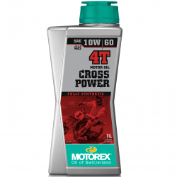 Масло MOTOREX CROSS POWER 4T SAE 10W/60 MA2 1-литър