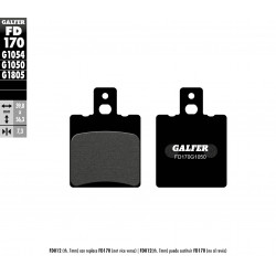 Предни мото накладки Galfer SCOOTER FD170G1050 Предни мото накладки Galfer SCOOTER FD170G1050