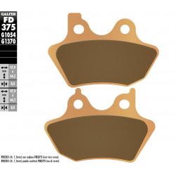 Предни/Задни мото накладки Galfer SINTERED COMPOUND FD375G1370