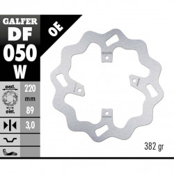 Преден спирачен диск Galfer WAVE FIXED  DISC WAVE FIXED 220x3mm DF050W