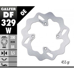 Заден спирачен диск Galfer WAVE FIXED  DISC WAVE FIXED 200x3,5mm DF329W
