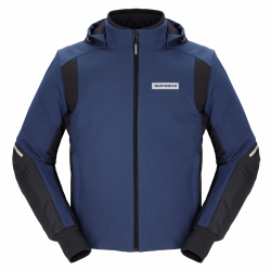 Текстилно мото яке SPIDI Hoodie Armor H2Out Black/Blue