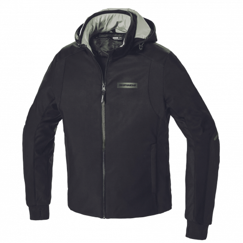 Текстилно мото яке SPIDI Hoodie Armor H2Out Black 