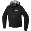 Текстилно мото яке SPIDI Hoodie Armor H2Out Black/White