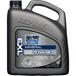 Масло BEL-RAY EXL MINERAL 4T 10W-40 4L