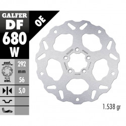 Преден спирачен диск Galfer WAVE FIXED  DISC WAVE FIXED DF680W Преден спирачен диск Galfer WAVE FIXED  DISC WAVE FIXED DF680W